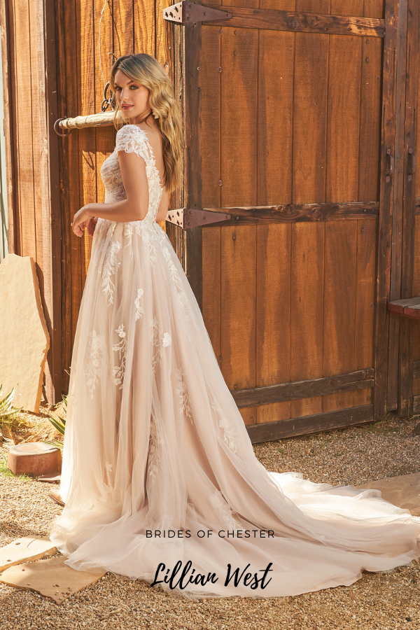 Brides of Chester introduces Lillian West 66259 Plus