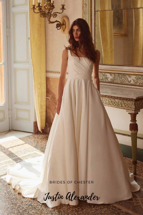 Brides of Chester introduces Justin Alexander Iva 88377