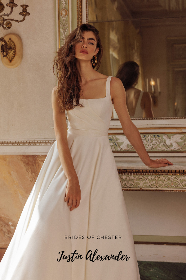 Brides of Chester introduces Justin Alexander Iva 88377