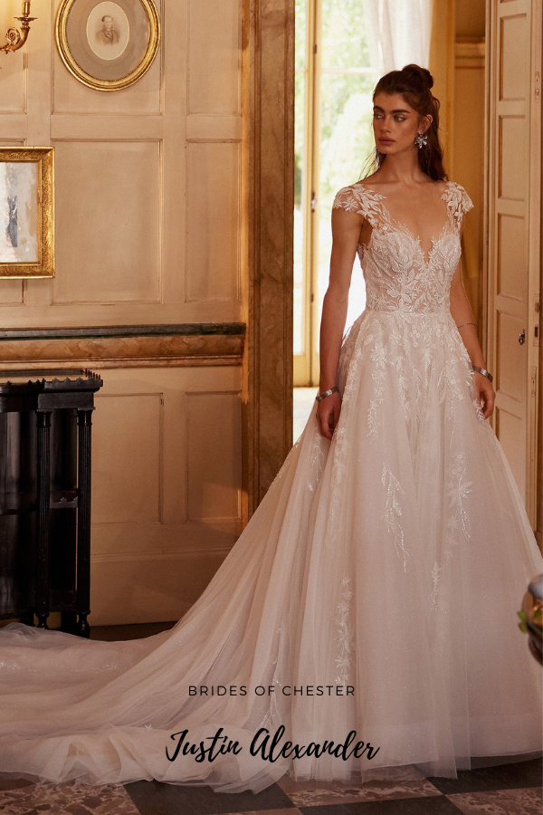 Brides of Chester introduces Justin Alexander Idina 88402