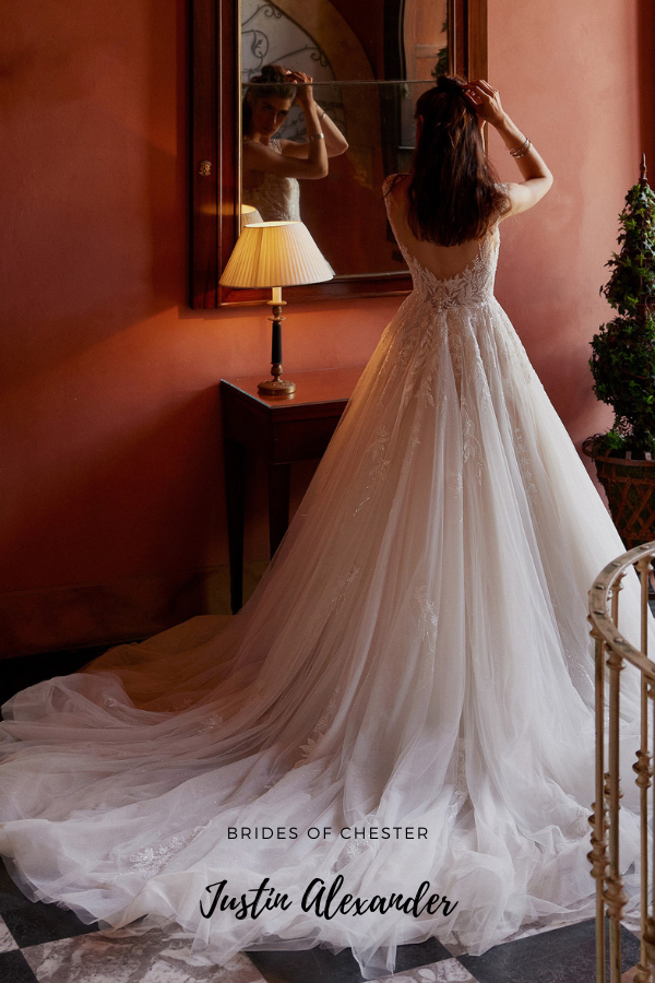 Brides of Chester introduces Justin Alexander Idina 88402