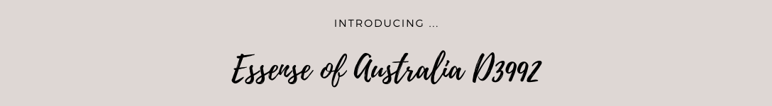 Brides of Chester introduces Essense of Australia D3992