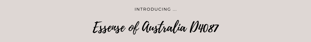 Brides of Chester introduces Essense of Australia D4087