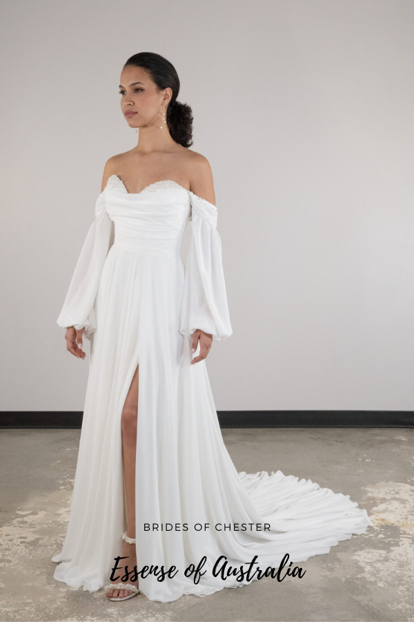 Brides of Chester introduces Essense of Australia D4087 Plus