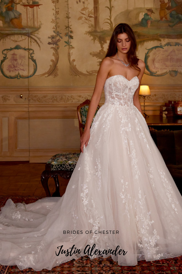 Brides of Chester introduces Justin Alexander Julia 88413