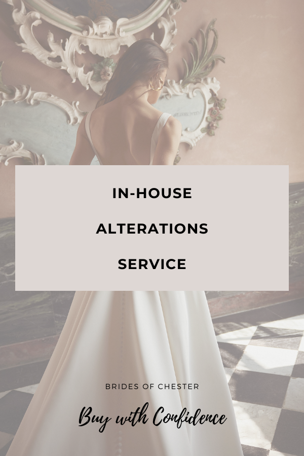 Brides of Chester introduces its In House Alterations Service