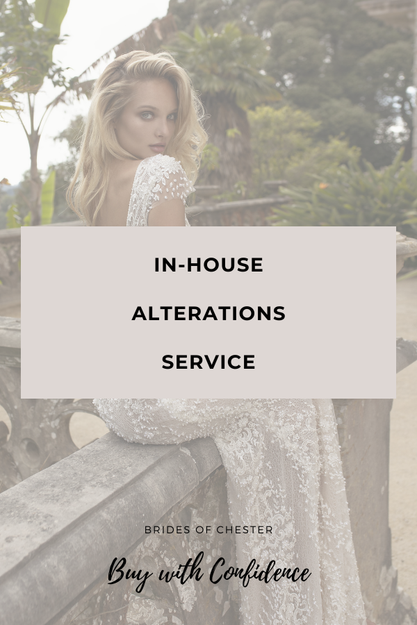 Brides of Chester introduces its In House Alterations Service
