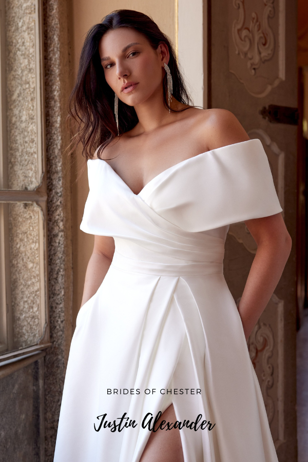 Brides of Chester introduces Justin Alexander Harper 88354 Plus