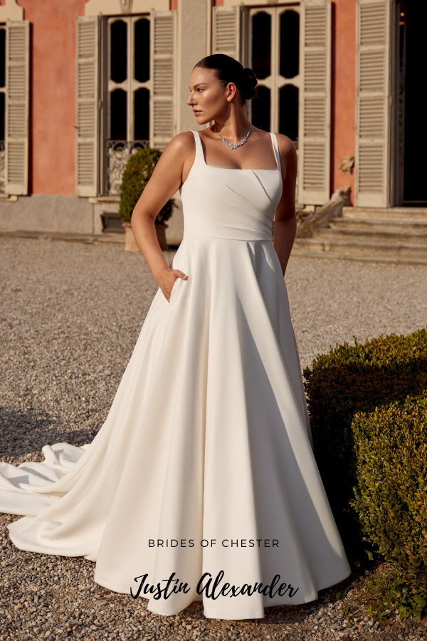 Brides of Chester introduces Justin Alexander Iva 88377 Plus