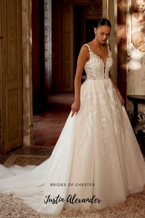 Brides of Chester introduces Justin Alexander Kendra 88458