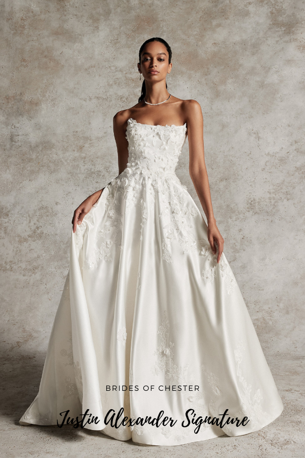 Brides of Chester introduces Justin Alexander Signature Amani 99291