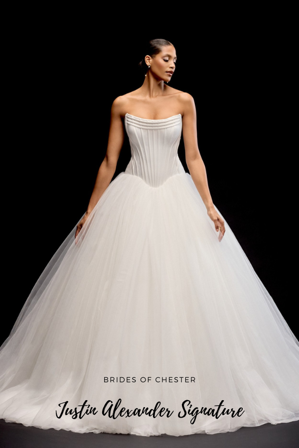 Brides of Chester introduces Justin Alexander Signature Rhiannon 99351