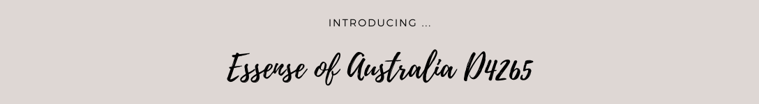 Brides of Chester introduces Essense of Australia D4265