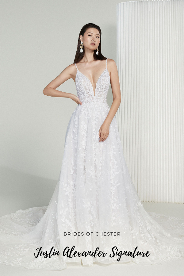 Brides of Chester introduces Justin Alexander Signature Gloria 99211