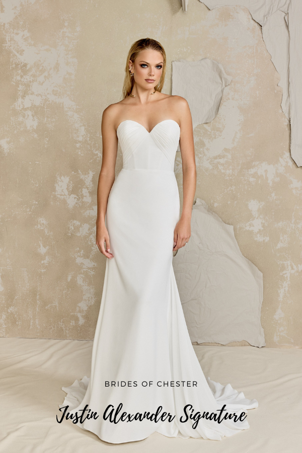 Brides of Chester introduces Justin Alexander Signature Duffy 99314