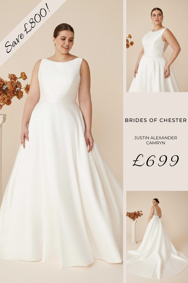 Brides of Chester introduces Justin Alexander Camryn 88208 Plus
