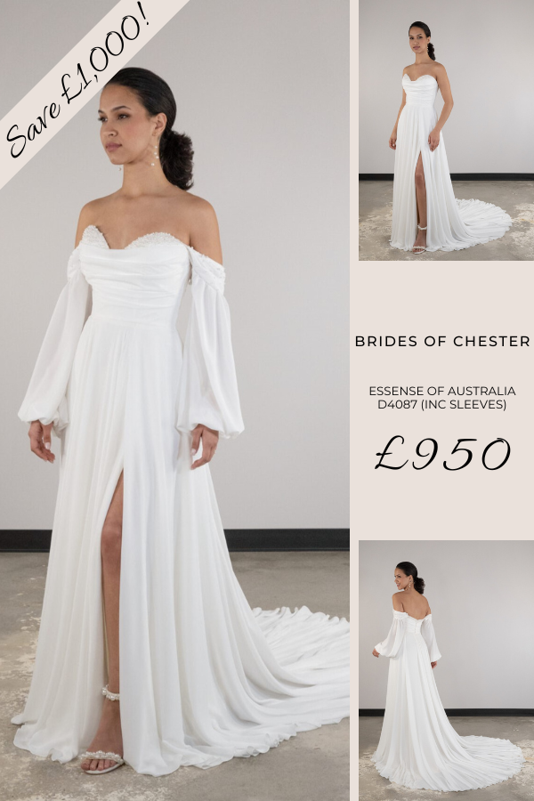 Brides of Chester introduces Essense of Australia D4087 Plus