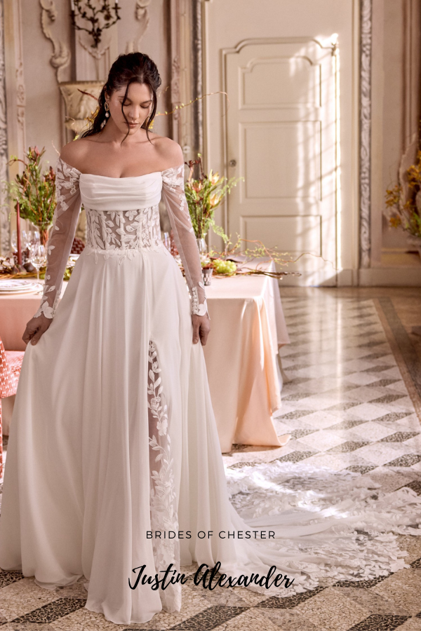 Brides of Chester introduces Justin Alexander Leila 88480