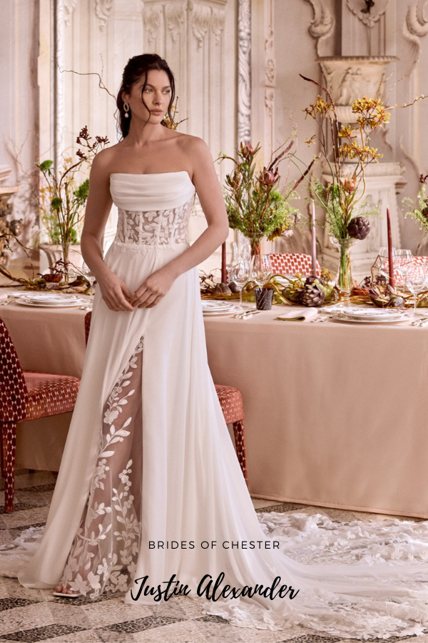 Brides of Chester introduces Justin Alexander Leila 88480