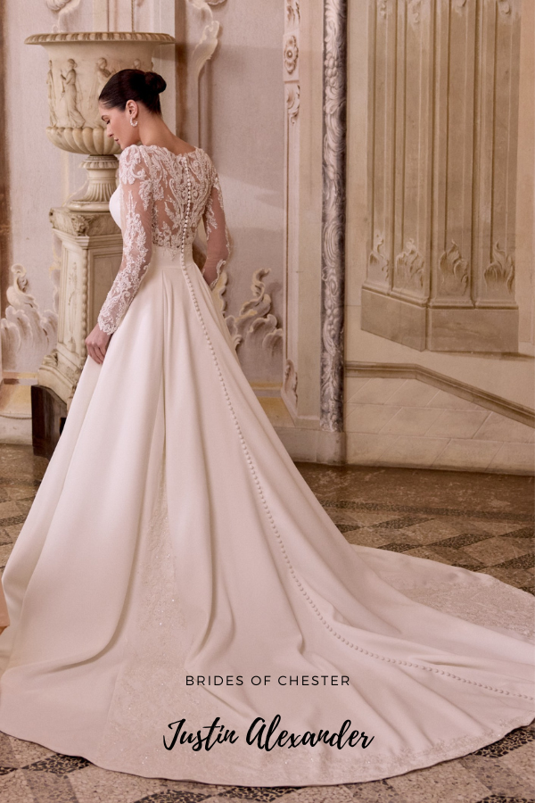 Brides of Chester introduces Justin Alexander Lisbeth 88493