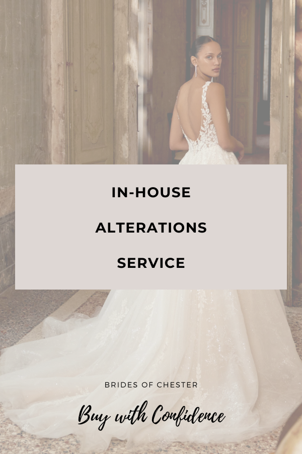 Brides of Chester introduces its In House Alterations Service