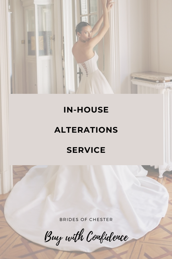 Brides of Chester introduces its In House Alterations Service
