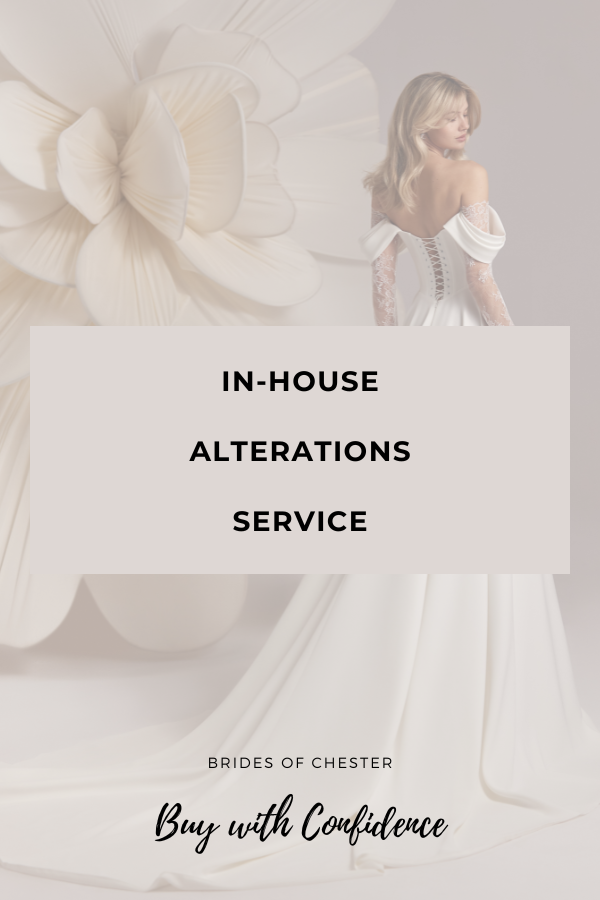 Brides of Chester introduces its In House Alterations Service