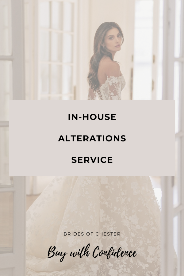Brides of Chester introduces its In House Alterations Service
