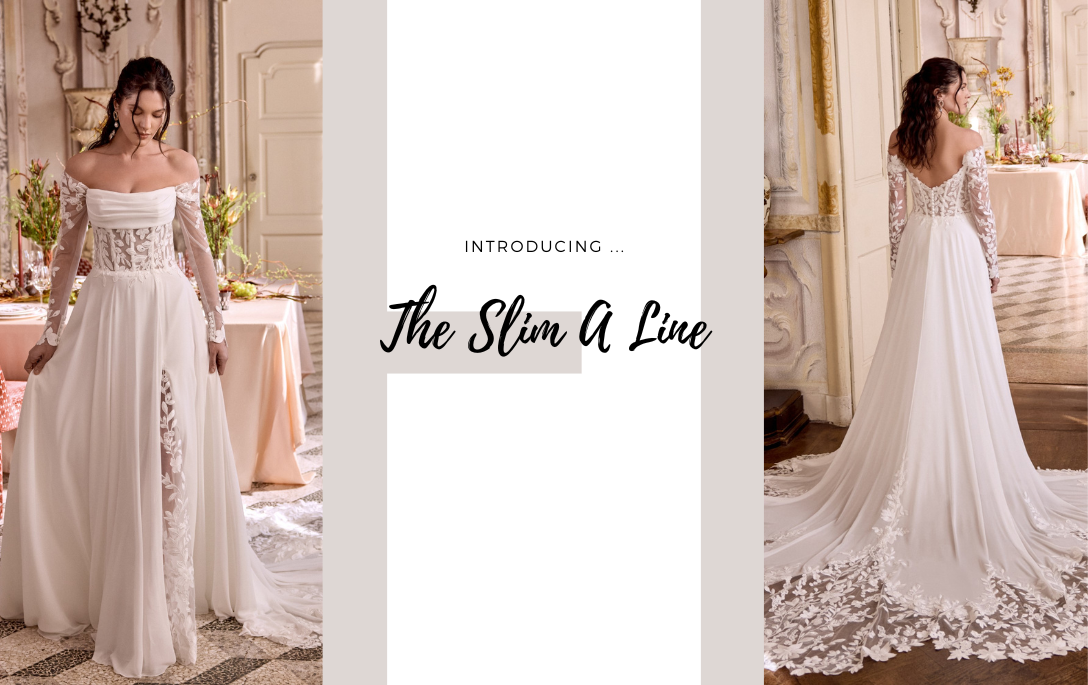 Brides of Chester introduces its Slim A Line Wedding Dress Collection