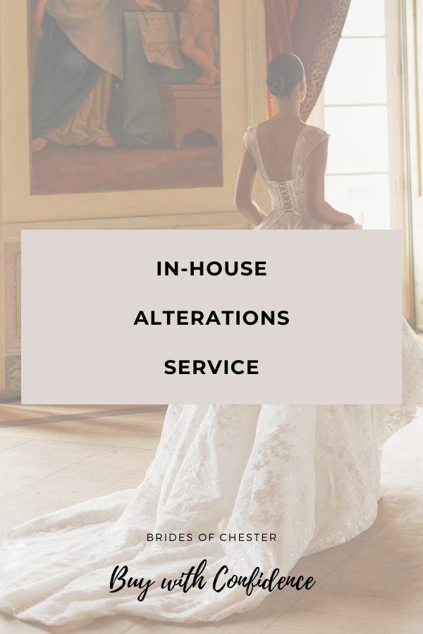 Brides of Chester introduces its In House Alterations Service