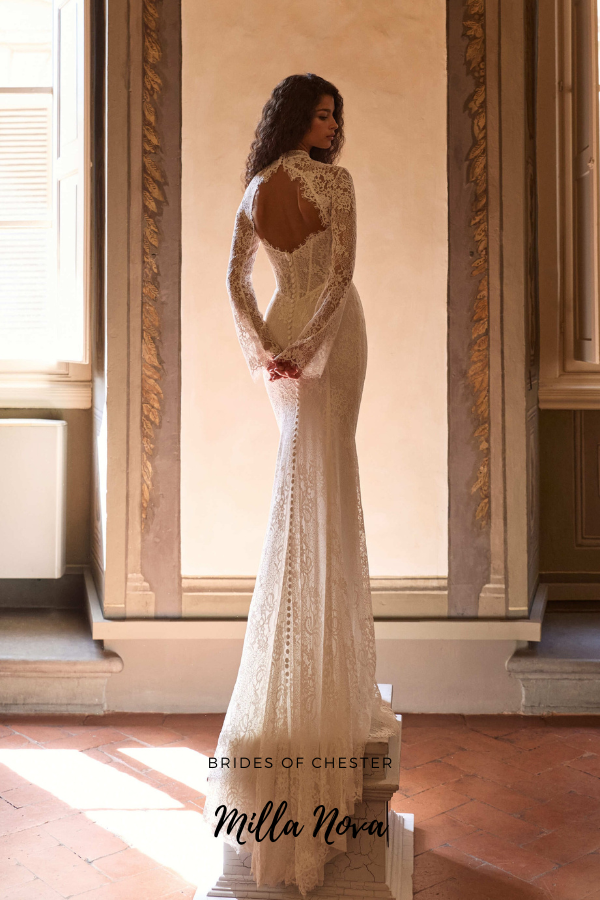 Brides of Chester introduces Milla Nova Arvenna Bridal Gown Back Image