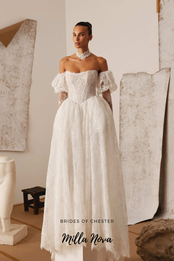 Brides of Chester introduces Milla Nova Iverly Bridal Gown Front Image
