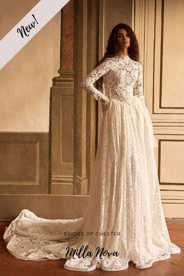 Brides of Chester introduces Milla Nova Solavine Bridal Gown Front Image
