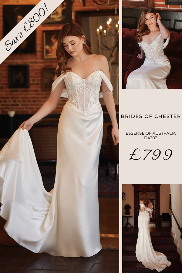 Brides of Chester introduces Essense of Australia D4303
