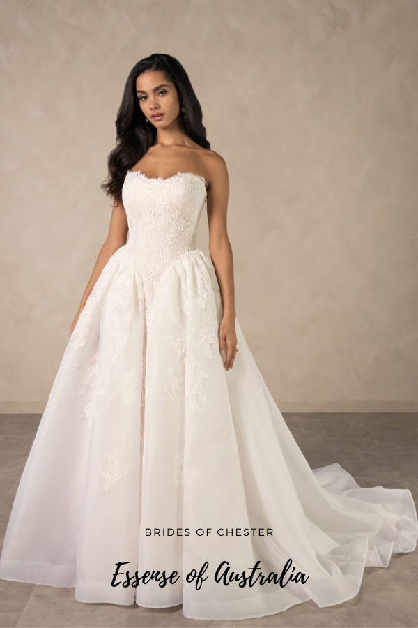 Brides of Chester introduces Essense of Australia D4573 Front Alternative Image