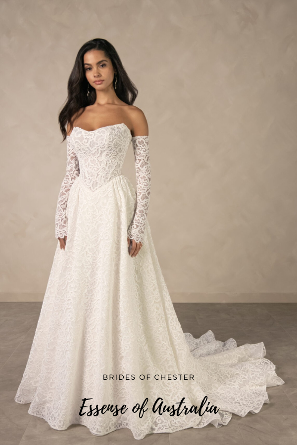 Brides of Chester introduces Essense of Australia D4591 Front Image