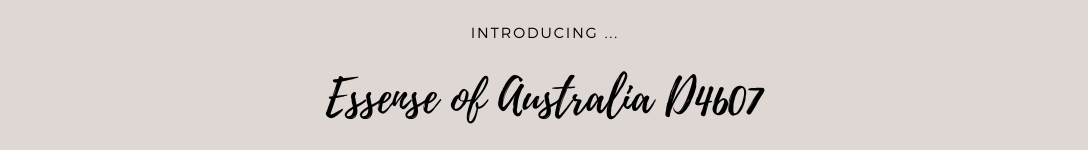 Brides of Chester introduces Essense of Australia D4607 Title Image