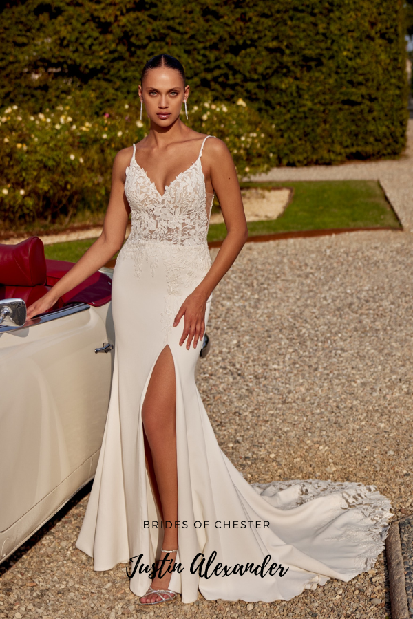 Brides of Chester introduces Justin Alexander Everley 88256 Bridal Gown Front Image