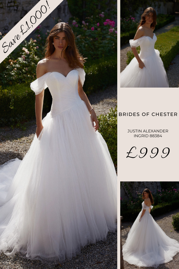 Brides of Chester introduces Justin Alexander Ingrid 88384