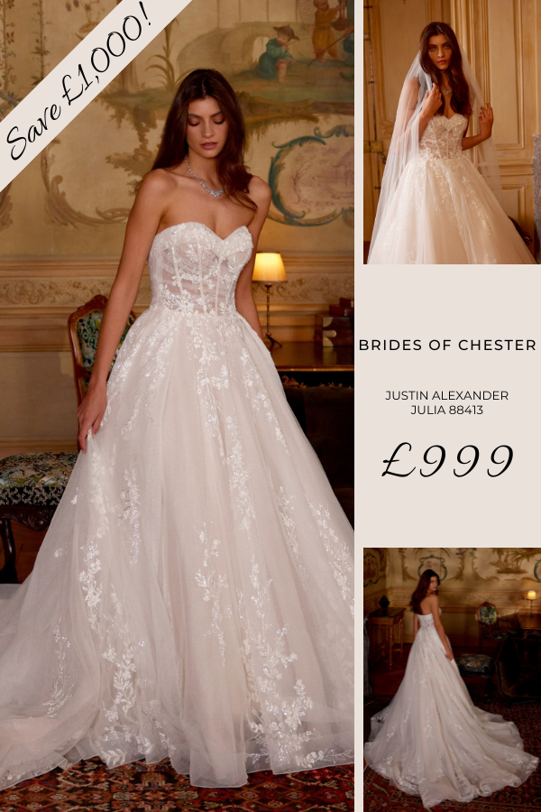 Brides of Chester introduces Justin Alexander Julia 88413