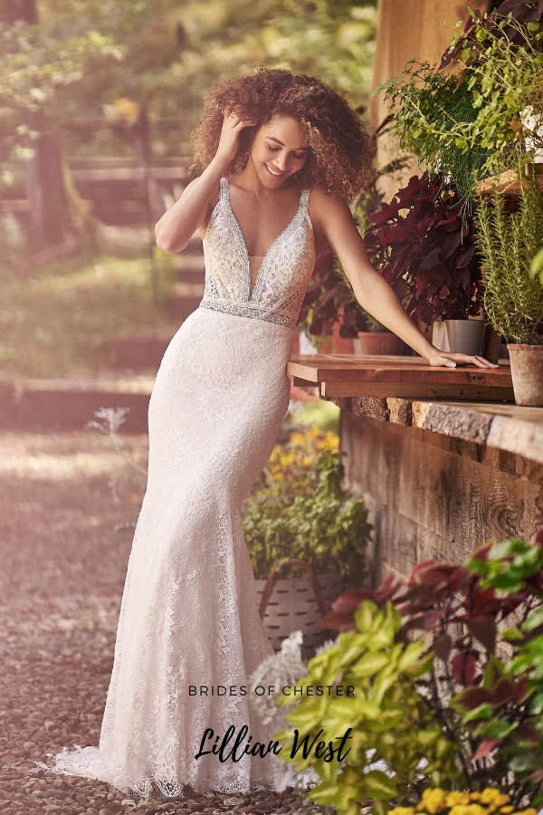 Brides of Chester introduces Lillian West 66136 Bridal Gown Front Image