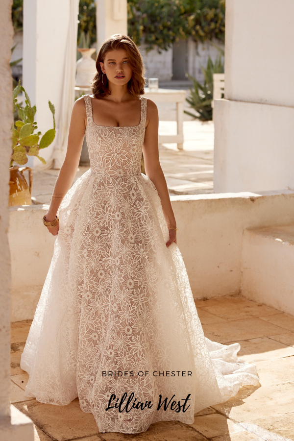 Brides of Chester introduces Lillian West 66404 Bridal Gown Front Image