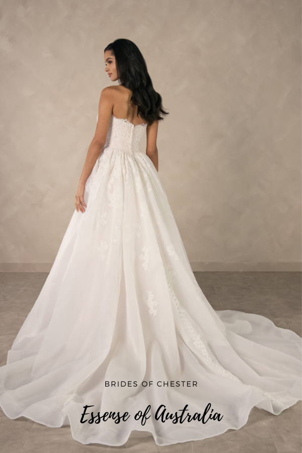 Brides of Chester introduces Essense of Australia D4573 Back Alternative Image