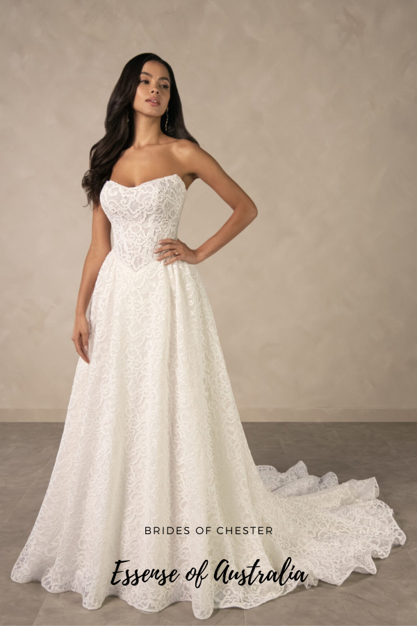 Brides of Chester introduces Essense of Australia D4591 Front Alternative Image