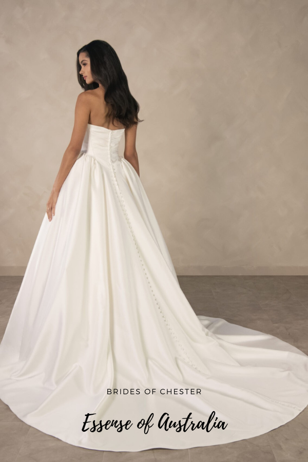 Brides of Chester introduces Essense of Australia D4602 Back Image
