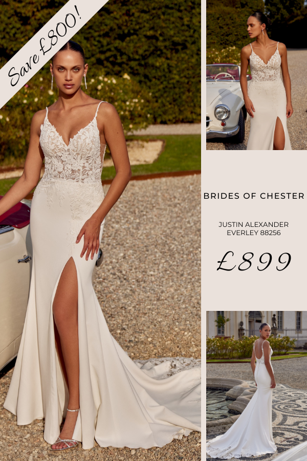 Brides of Chester introduces Justin Alexander Everley 88256 Bridal Gown Sale Image