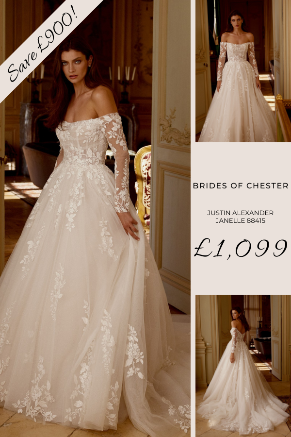 Brides of Chester introduces Justin Alexander Janelle 88415 Sale Image