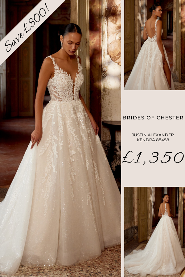 Brides of Chester introduces Justin Alexander Kendra 88458 Sale Image
