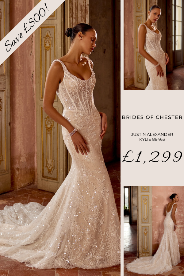 Brides of Chester introduces Justin Alexander Kylie 88463 Sale Image