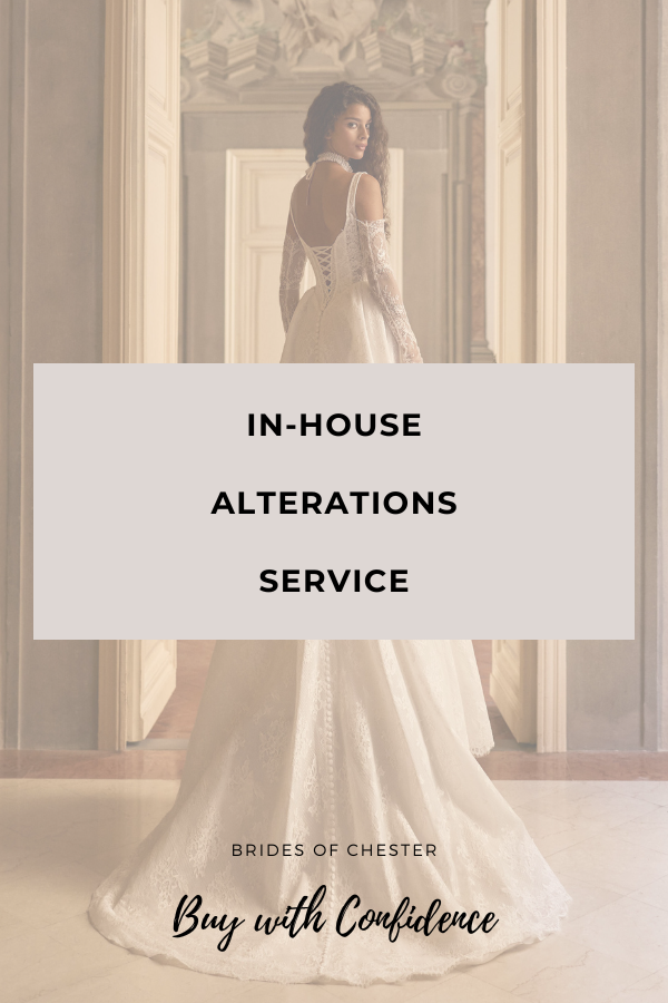 Brides of Chester introduces its In House Alterations Service